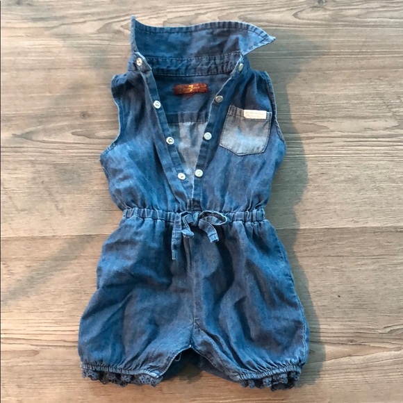 baby girl jeans romper